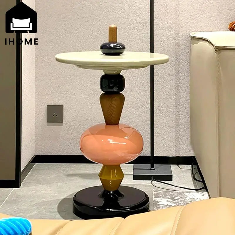 Nordic Creative Side Table - Versatile 45x69cm Wall-Mounted Design