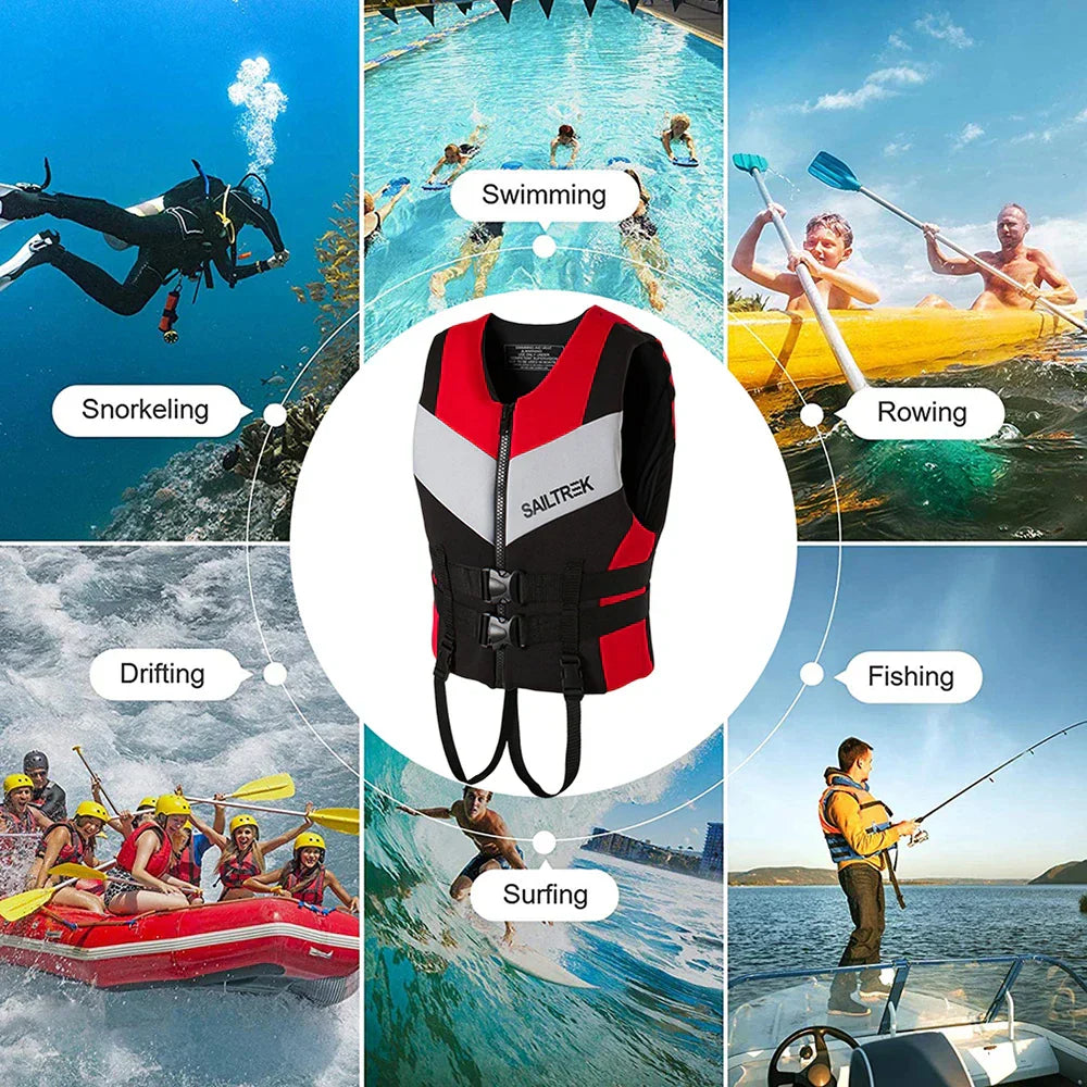 Adult Water Sports Neoprene Life Vest