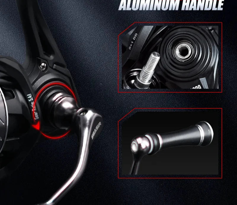 Stream 1000 Spinning Reel Carbon Drag Washers Black