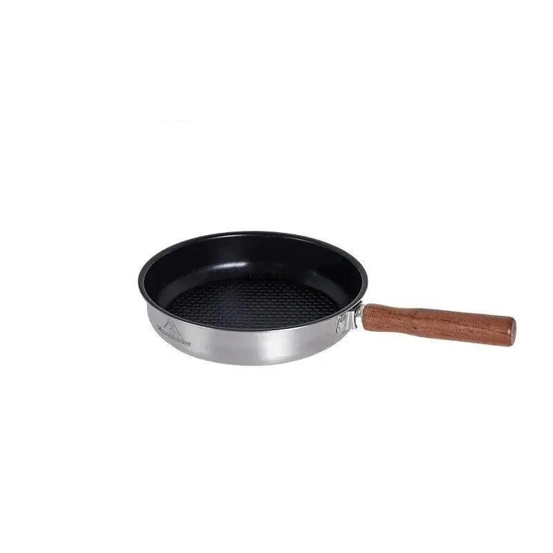 Camping Non-Stick Frying Pan Silver