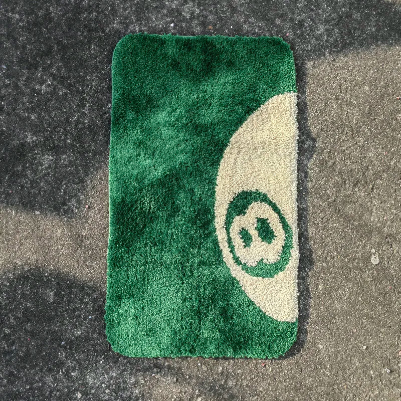 Green 8 Ball Non-slip Carpet Doormat