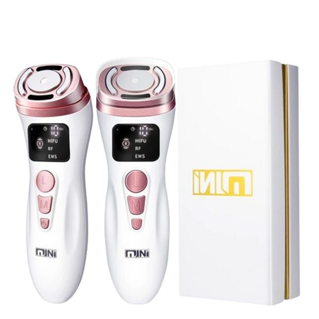 Mini HIFU & RF Facial Beauty Tool for Firming, Anti-Wrinkle, and Youthful Radiance