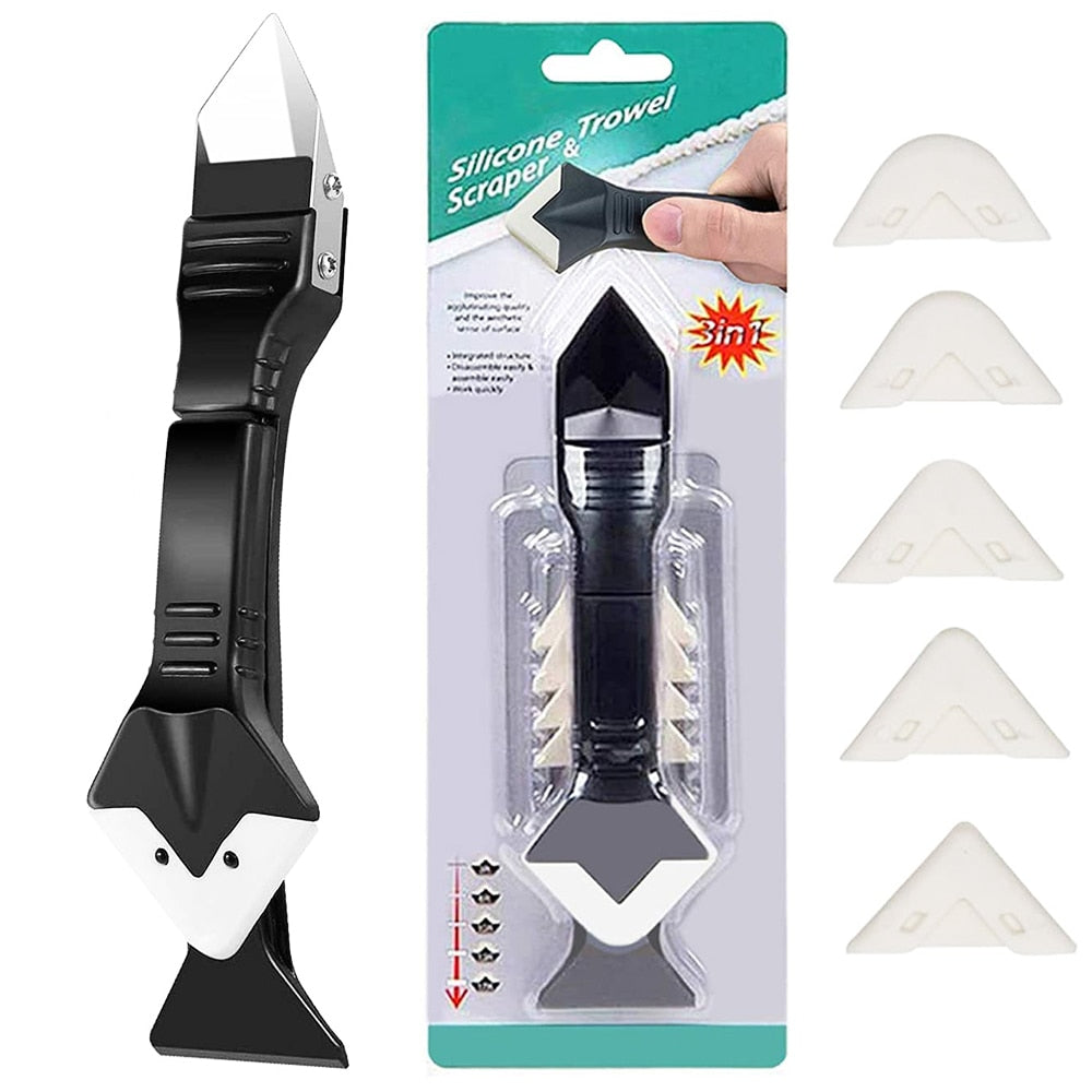 Caulking Tool Glass Glue Angle Scraper