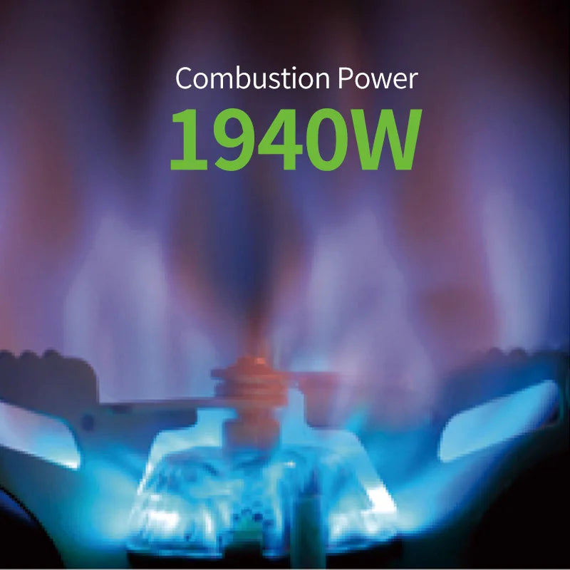 1940W Camping Gas Stove Silver