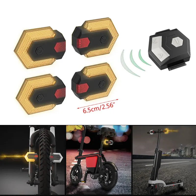 1 Set Turn Signals for Bicycle Front Rear Light
