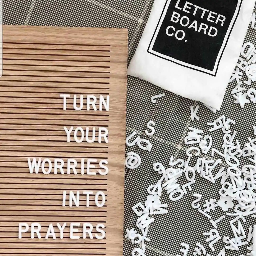 Natural Wood Letter Board