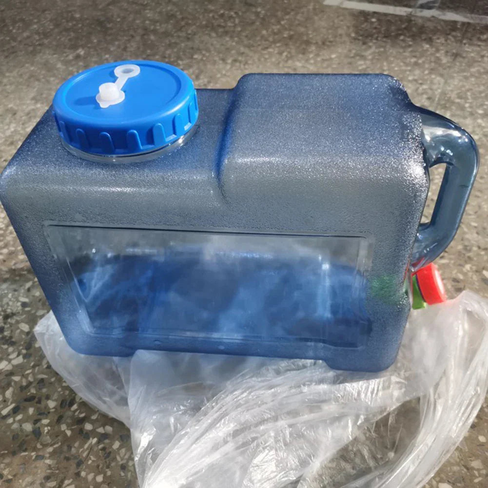 Portable Water Bucket 12L Capacity Driving Pure Water Tank with Faucet Container for Outdoor Camping Cooking Products