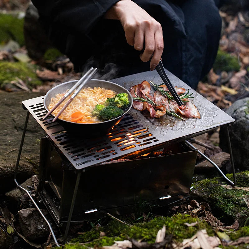 Portable Outdoor Titanium Baking Tray