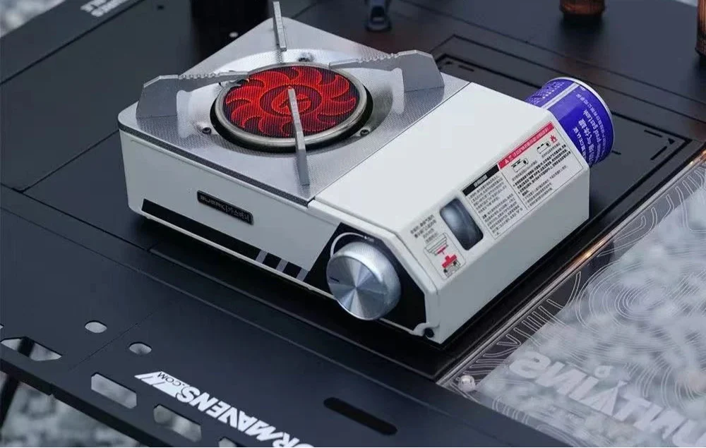 Infrared Camping Stove –Gas Burner with Carry Box White