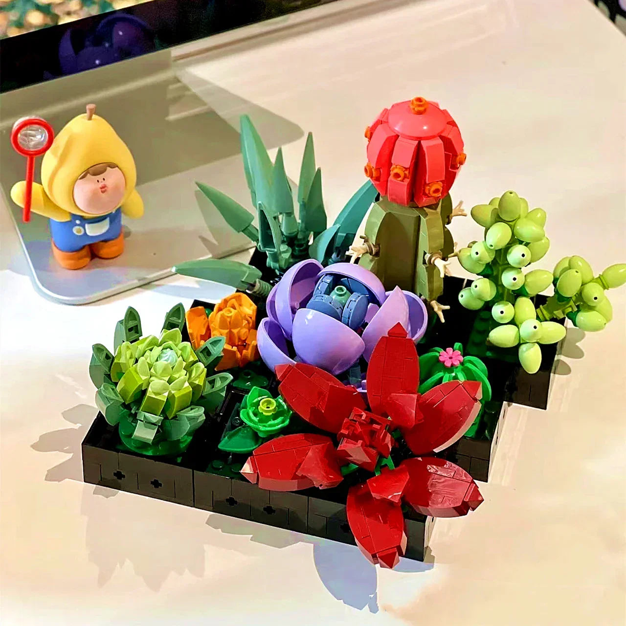 771 PCS 9in1 Succulents Bonsai Building Blocks