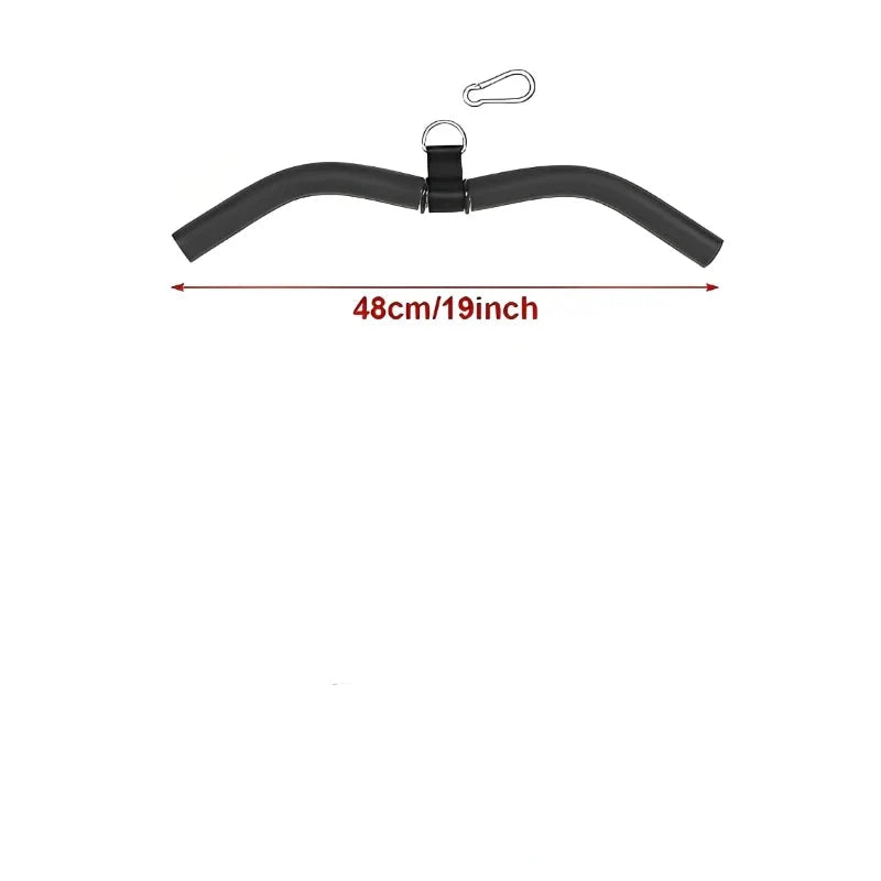 Lat Pulldown Bar Wide Narrow Grip Handle Black
