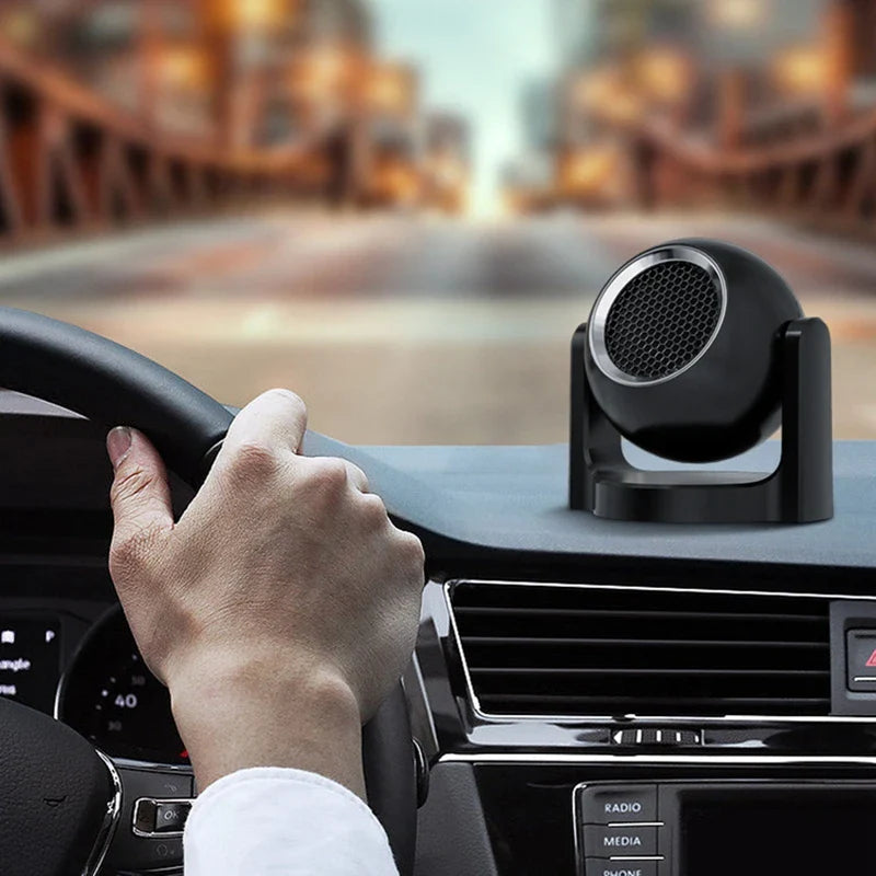 12V 120W Portable Car Heater Defroster Fan Black