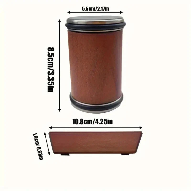 Woodle Rolling Knife Sharpener Kit Precision Roller Sharpener Brown