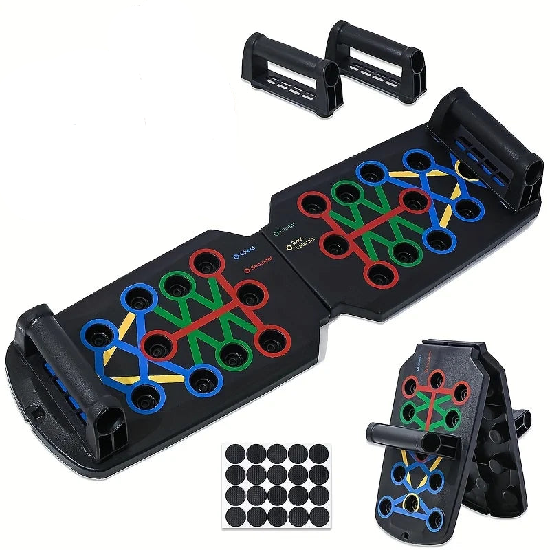Foldable Push-up Board Set with Handles