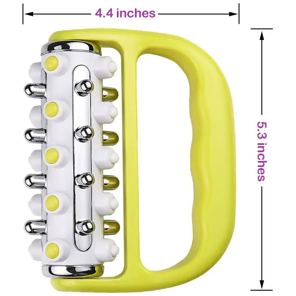 Cellulite Massager Fascia Release Tool Deep Tissue Trigger Point Rolle Yellow