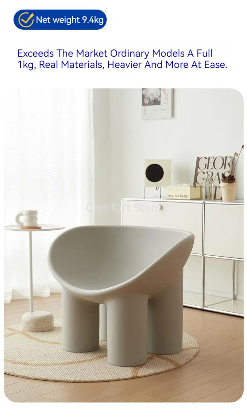 Nordic Roly Poly Lounge Chair- Modern Luxury Furniture