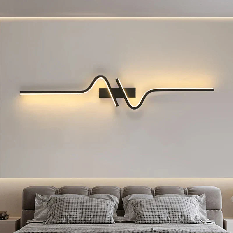 Modern LED Wall Lamp: Sleek Nordic Design for Stylish Indoor Lighting