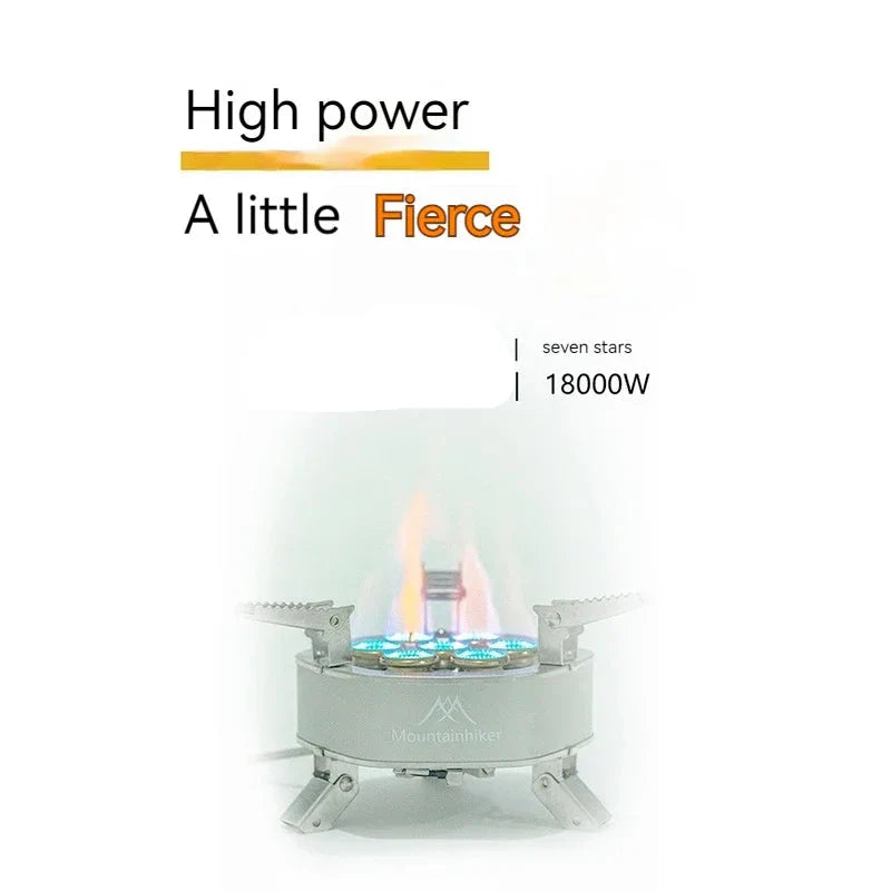 Seven Star 18000W Portable Gas Stove Silver