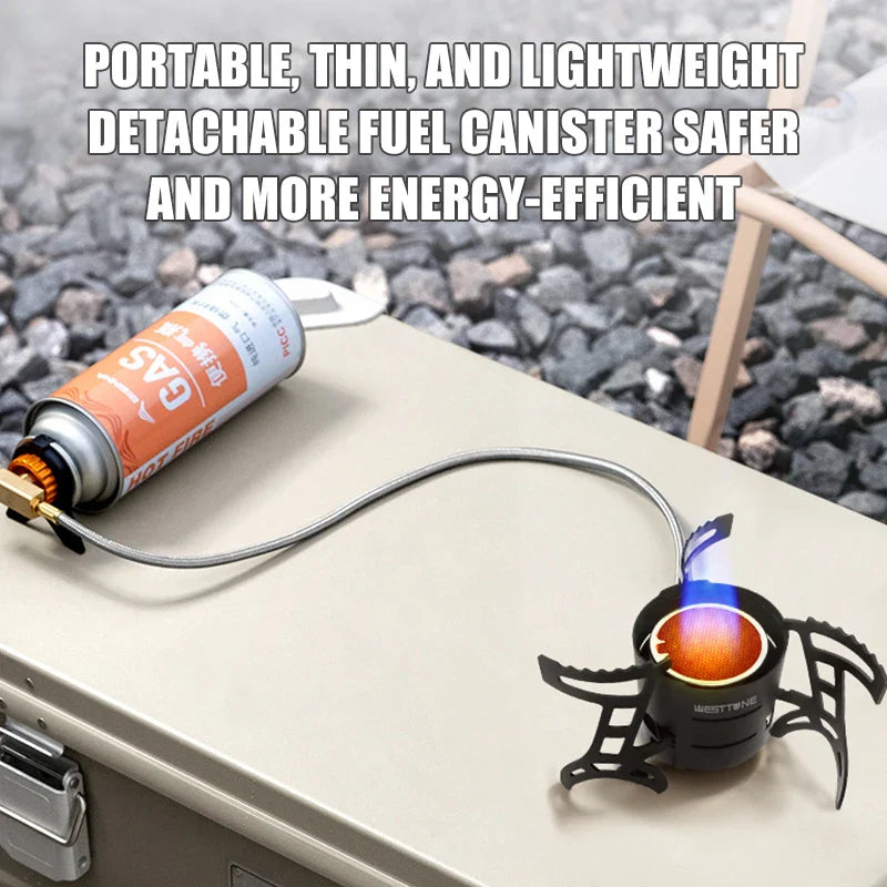 2600W Infrared Camping Stove Black