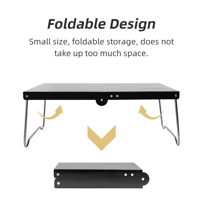 Camping Portable Folding Table Black
