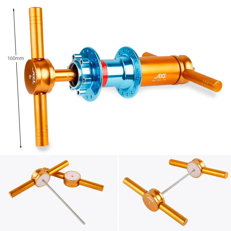 Bike Hub Bearing Installation Removal Tool Cassette Gold