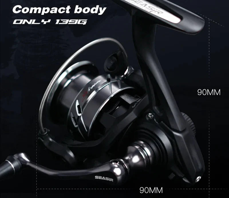 Stream 1000 Spinning Reel Carbon Drag Washers Black