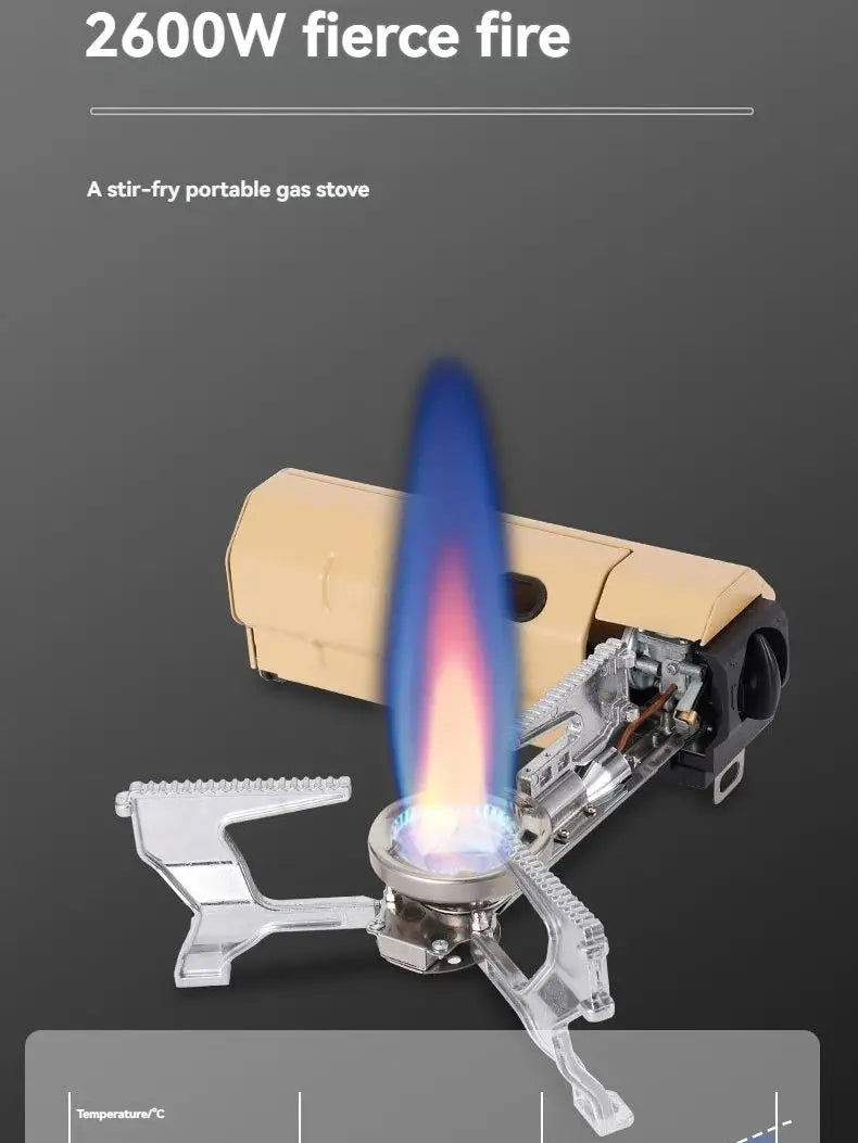 2670W Folding Camping Gas Stove Khaki