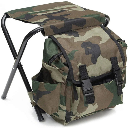 2 in 1 Folding Fishing Chair Bag