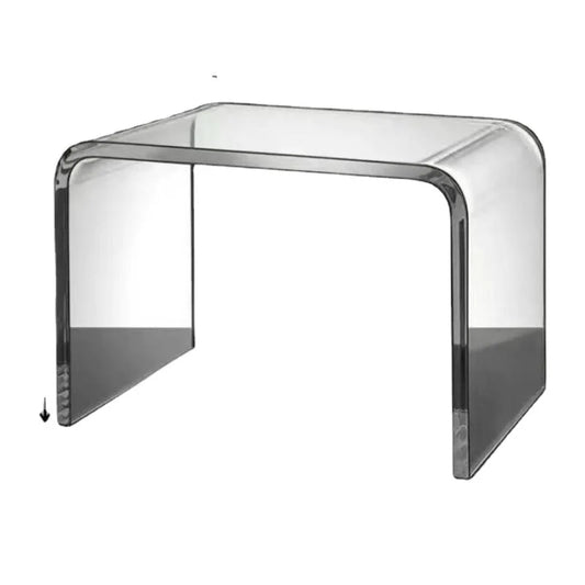 Transparent Acrylic Mini Side Table & Shoe Changing Stool - Middle Color