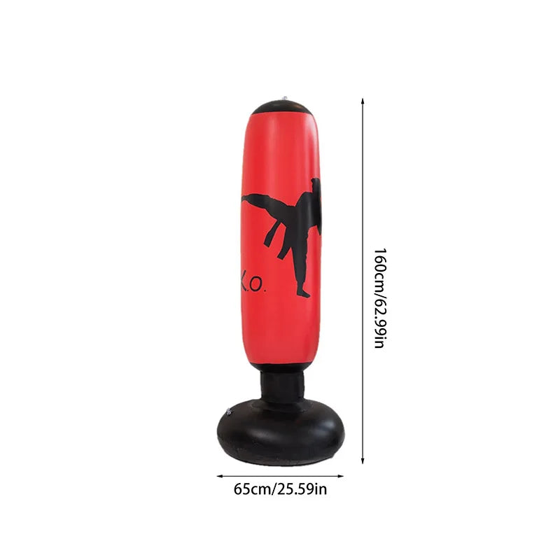 160cm Inflatable Boxing Bag for Kids and Adults