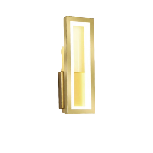 Elegant Gold Wall Lamp - Modern 17W LED Sconce for Aisle Decoration