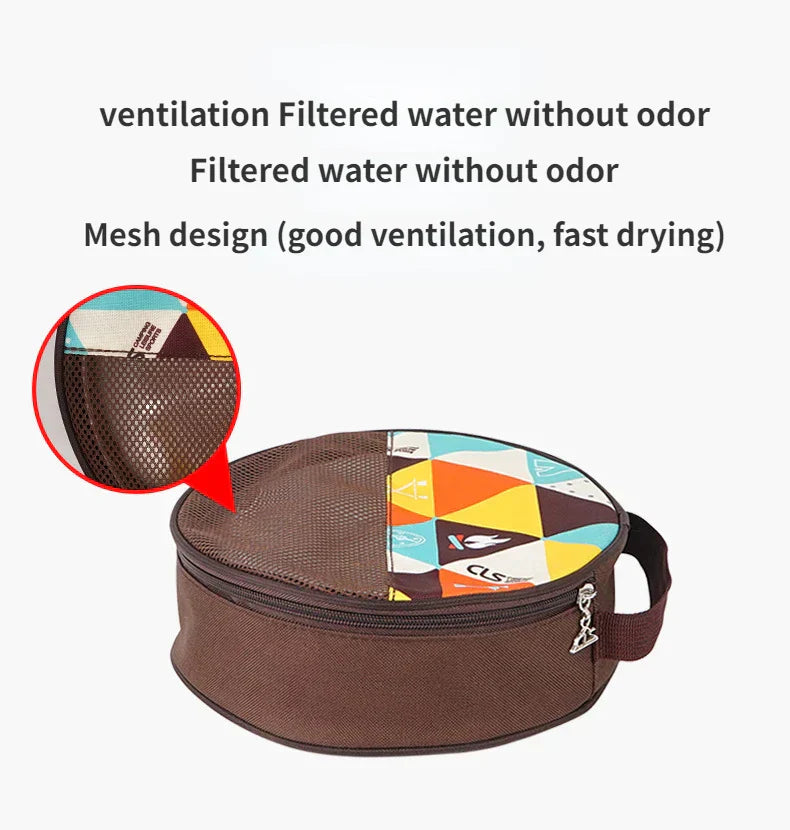 Camp Cooking Portable Dining Plate Set of 22