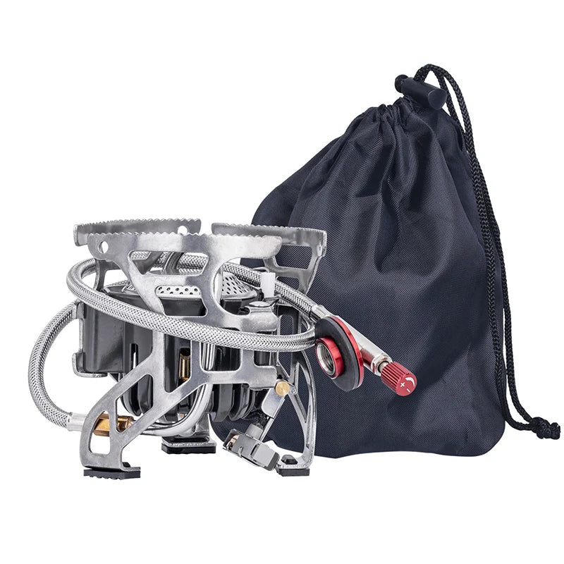 3500W Foldable Camp Gas Stove Silver