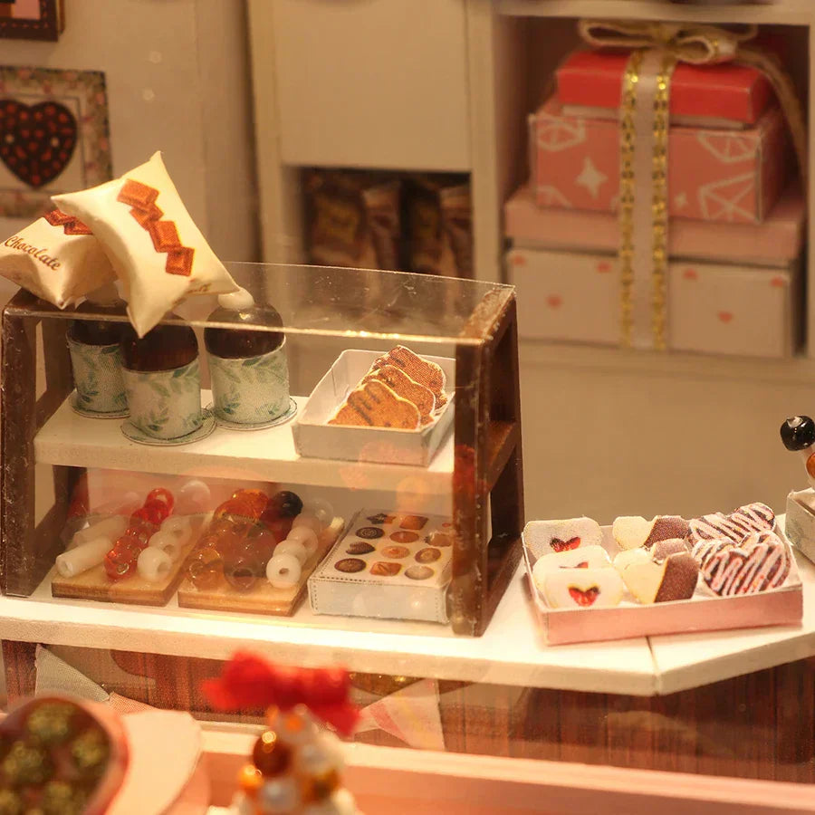 DIY 3D Shop Puzzle Mini House Assembly Kit