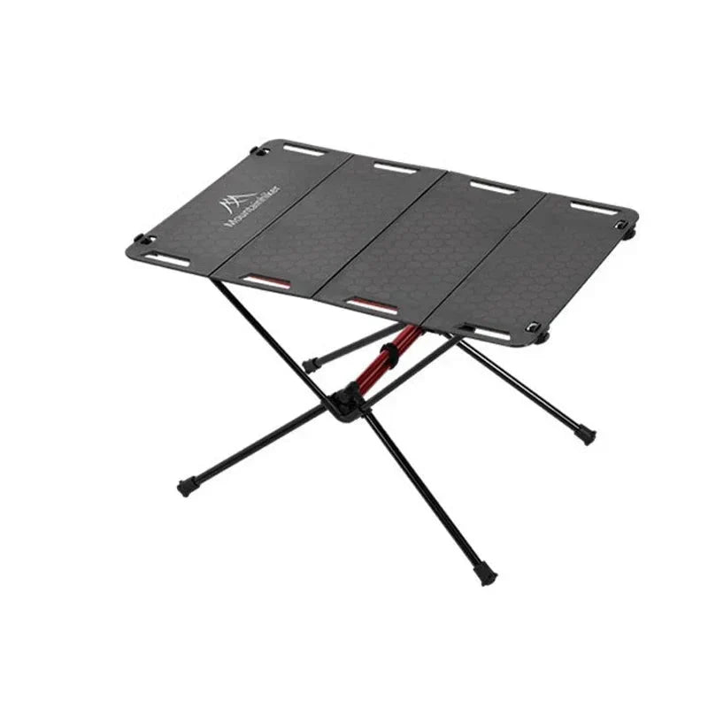 Transparent Tactical Camping Table Black