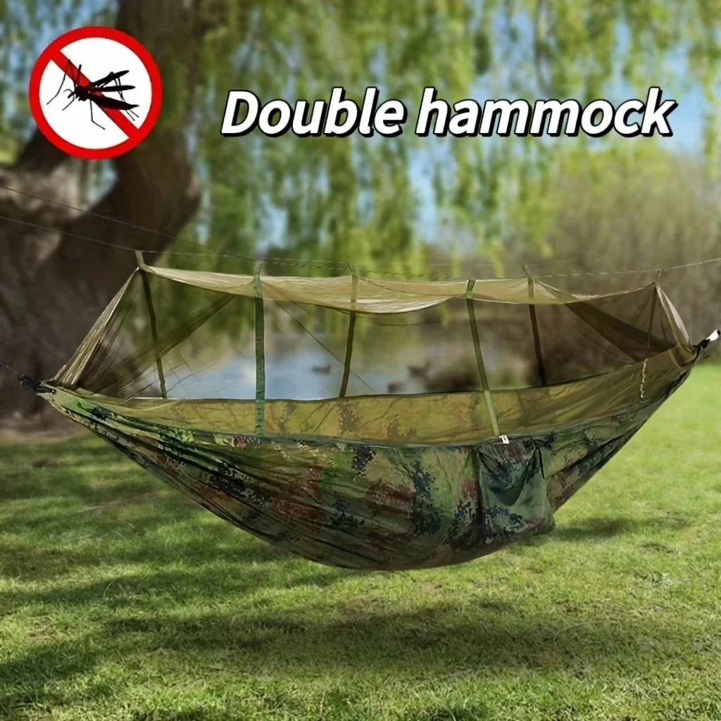 camouflage double hammock
