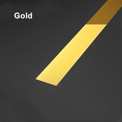 5M Gold Mirror Wall Sticker