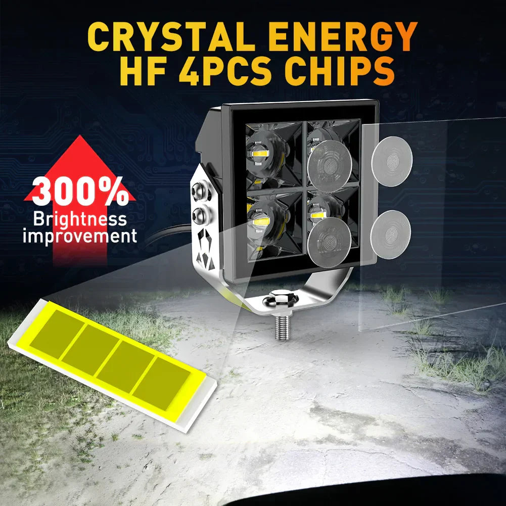 12V/24V LED Work Lights Spotlight Bar – 4x4