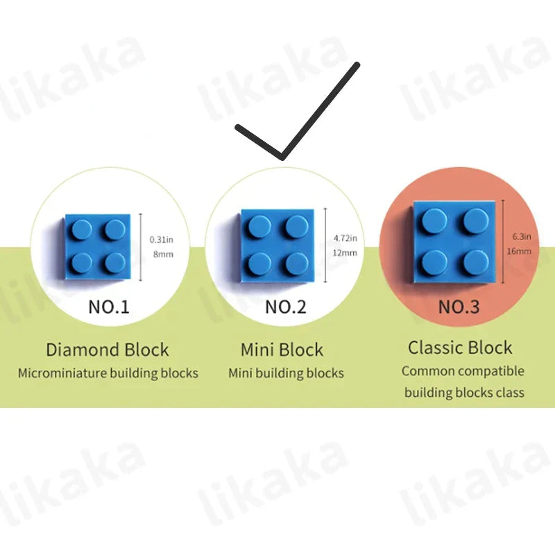 Flower Music Box Mini Building Blocks