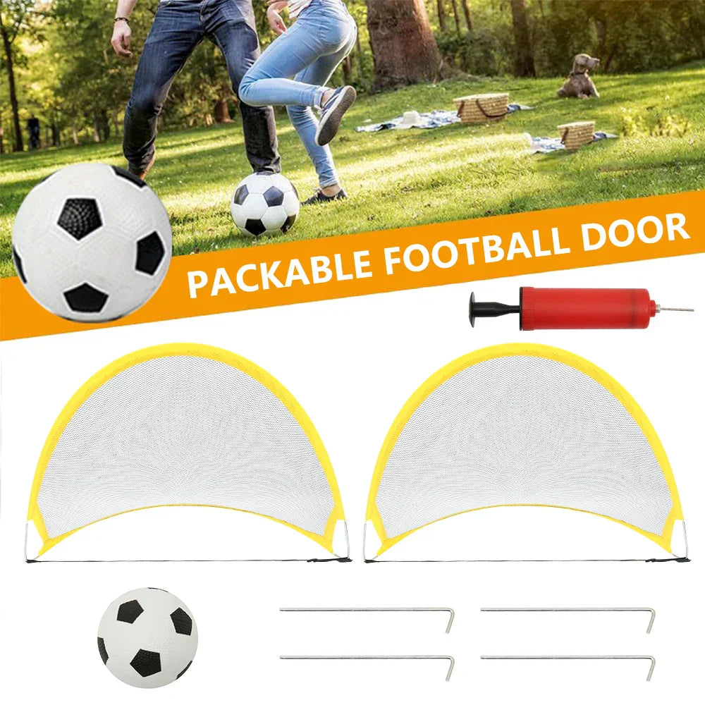 Foldable Training Goal Net Kit for Kids