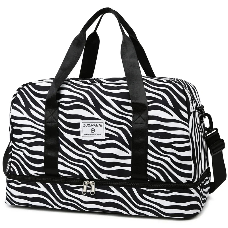 Women's Carry-On Travel Bag (Zebra)