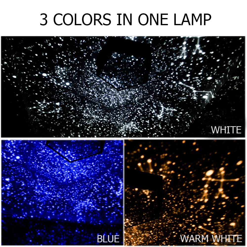 Galaxy Light Projector Nightlights Star Light Space Rechargeable Lamp for Decoration Bedroom Christmas Gift Children Night Light