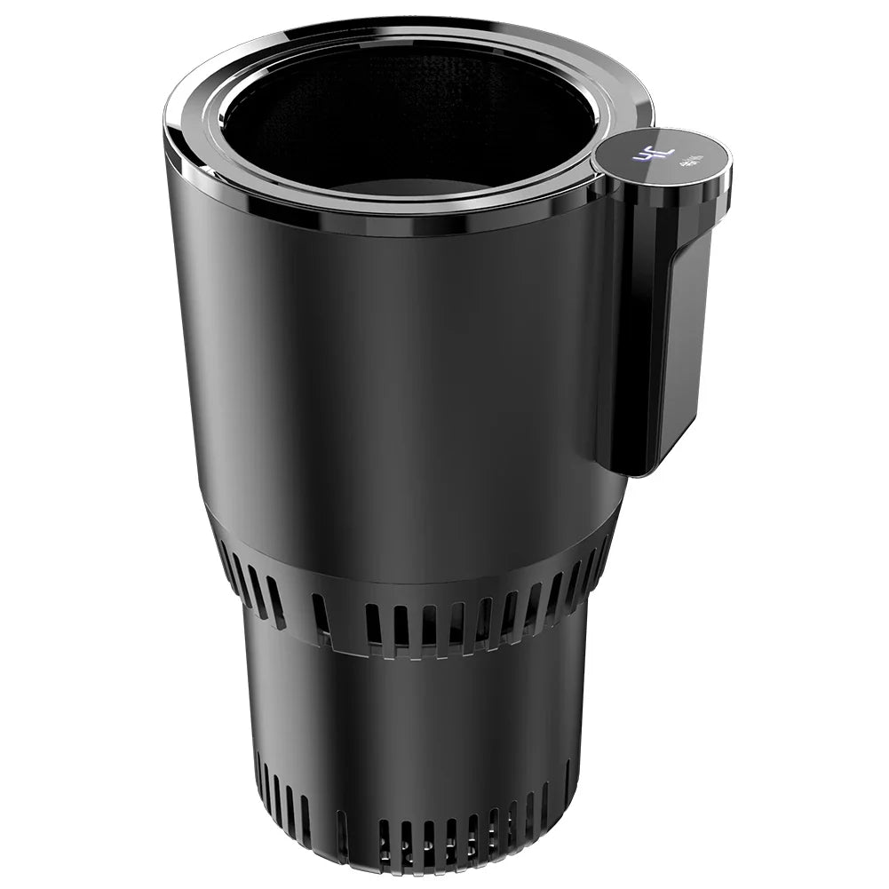 Portable 2-in-1 Car Cup Cooler & Warmer–12V Auto Beverage Balck