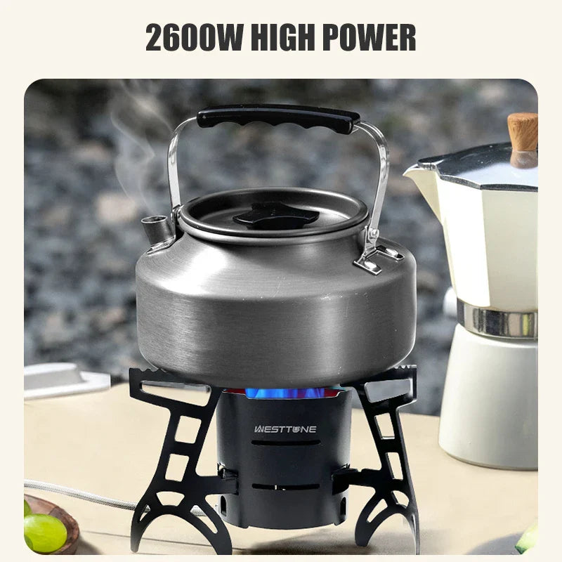 2600W Infrared Camping Stove Black
