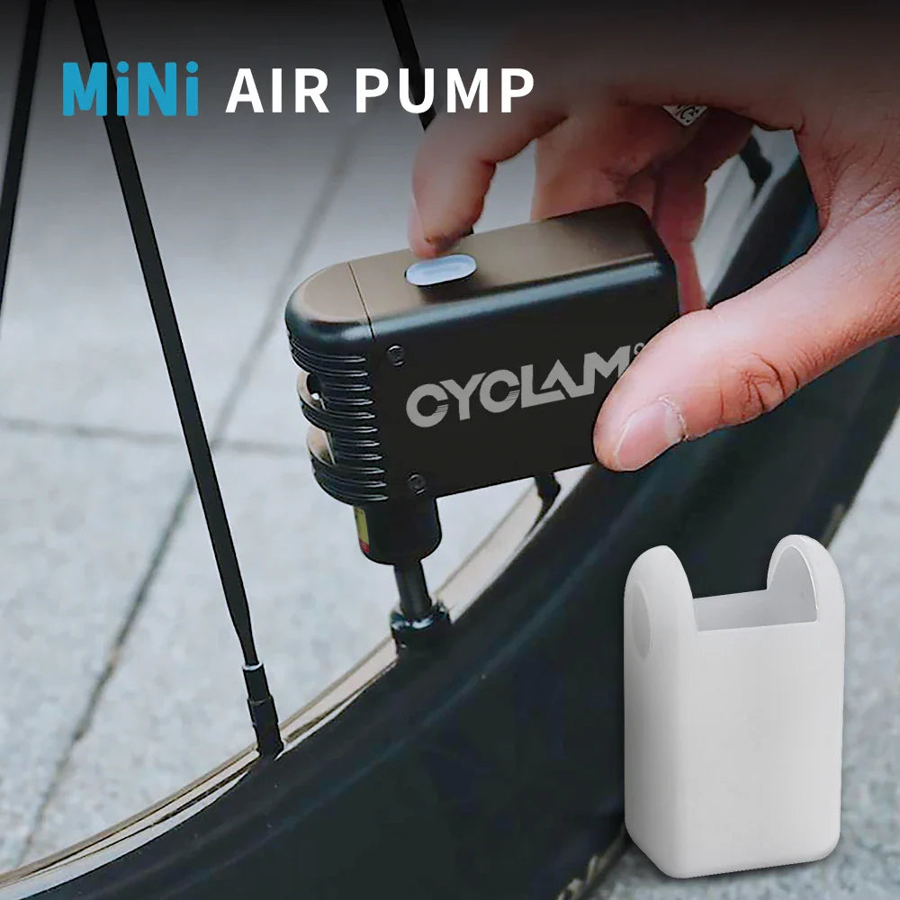 A2 Mini Portable Electric Bike Pump Cordless Aluminum Air Inflator Black