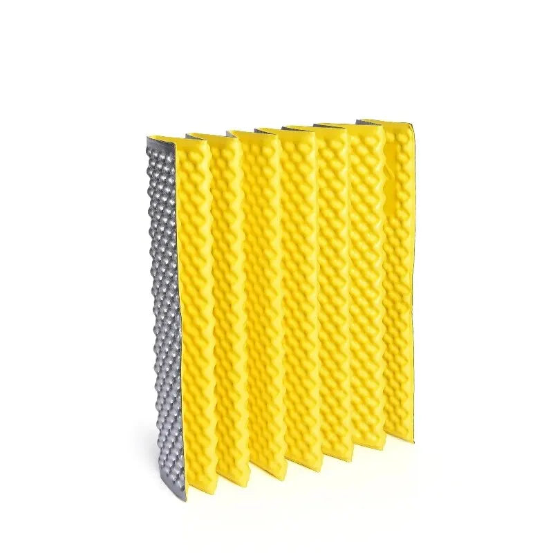 Waterproof Foldable Camping Mat with Aluminum Film Portable Foam Yellow