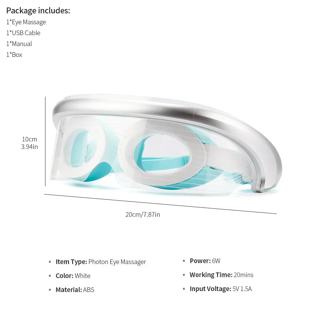 Radiance Reimagined: LED Eye Massager for Anti-Aging Bliss