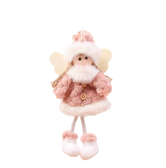 Angelic Beauty: Handcrafted Christmas Doll Ornament