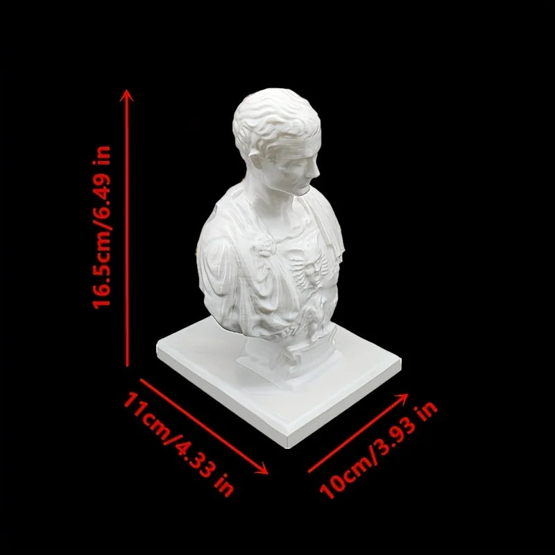 Julius Caesar statue Office Desk Pen Holder