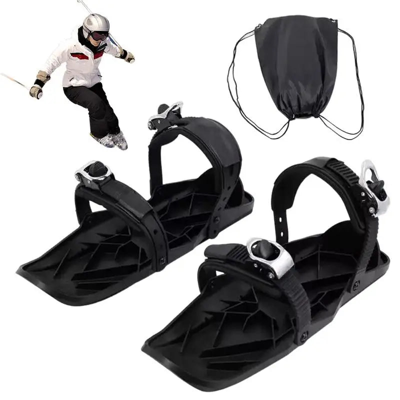 Mini Ski Skates - Adjustable Snow Shoes